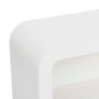 Voir la diapositive 3 : ATMOSPHERA Etagère de rangement 4 niches SOLEYA - Blanc