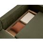 Voir la diapositive 4 : BEST MOBILIER Topaze - canapé d'angle réversible - 4 places - convertible avec coffre - en velours côtelé plat