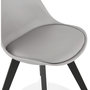 Voir la diapositive 6 : Paris Prix Chaise Design  Toledo  82cm Gris & Noir