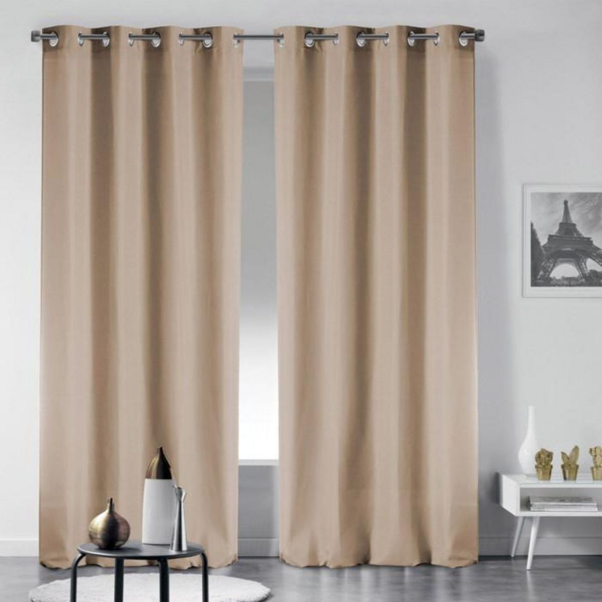 Paris Prix Rideau Occultant  Noche  135x240cm Ivoire