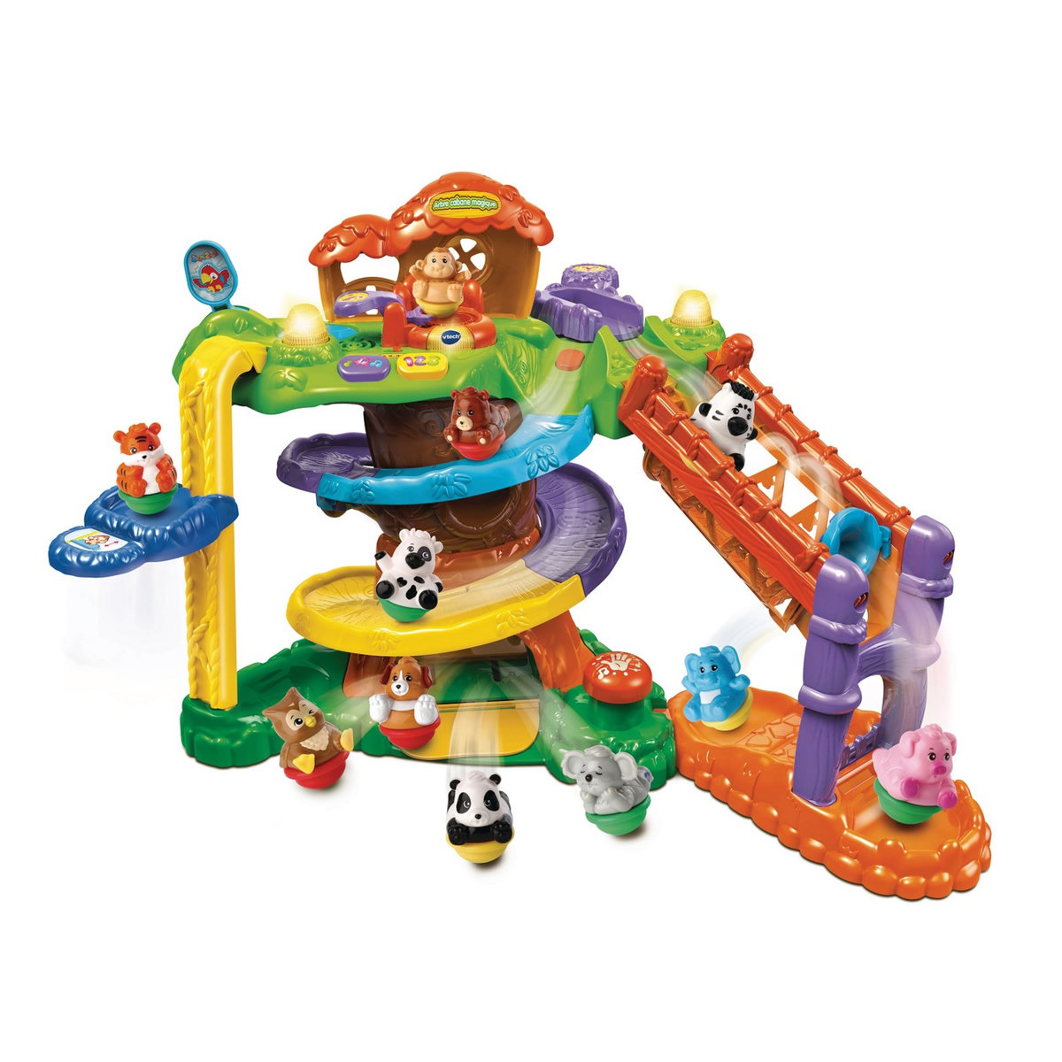 VTECH Arbre cabane magique + 4 animaux interactifs - Tut Tut Animo