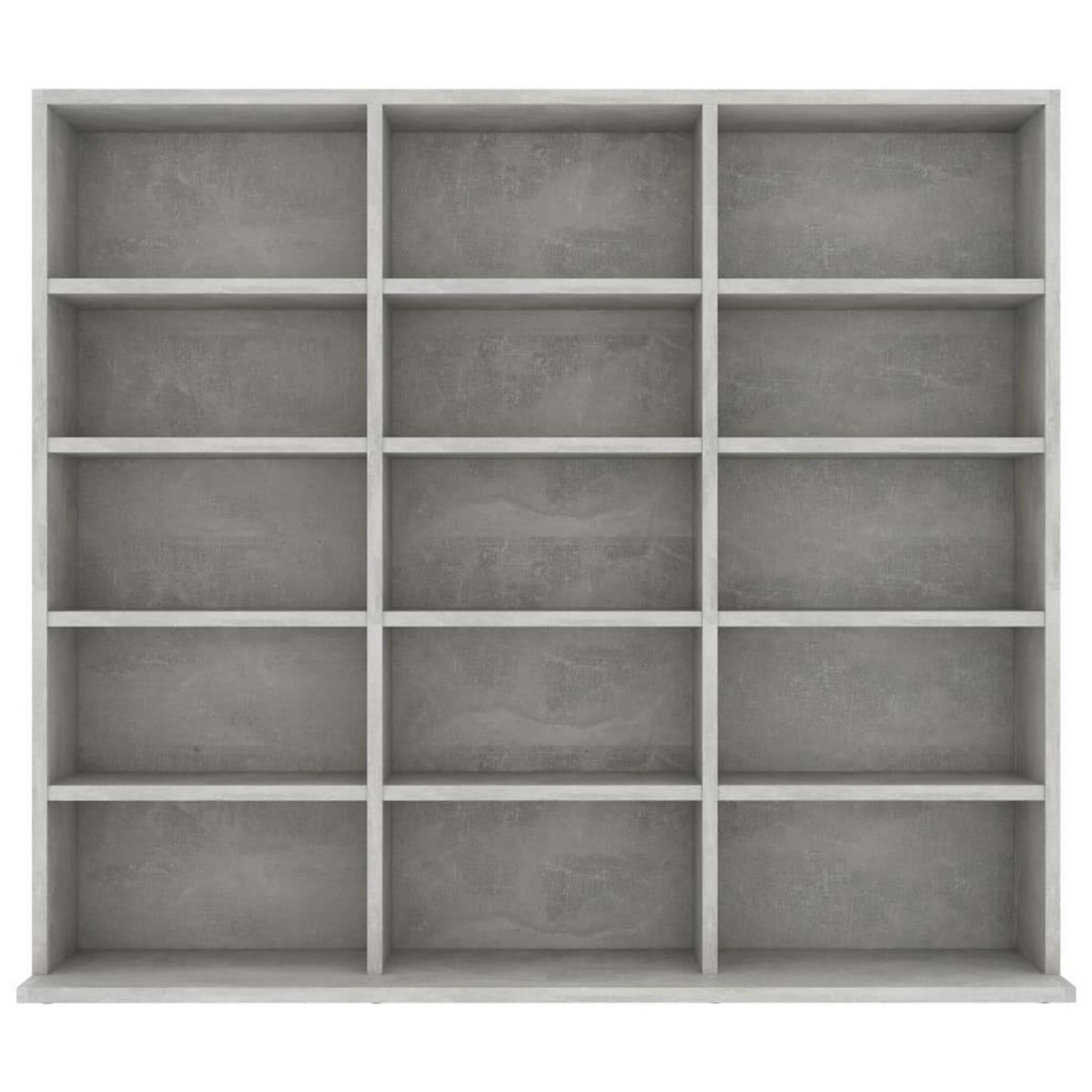 VIDAXL Armoire a CD Gris beton 102x23x89,5 cm Bois d'ingenierie