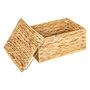 Voir la diapositive 5 : ATMOSPHERA Ensemble de 4 paniers en jacinthe - Beige