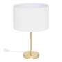 Voir la diapositive 3 : ATMOSPHERA Abat-Jour en Tissu Bouclette  Beline  30cm Blanc