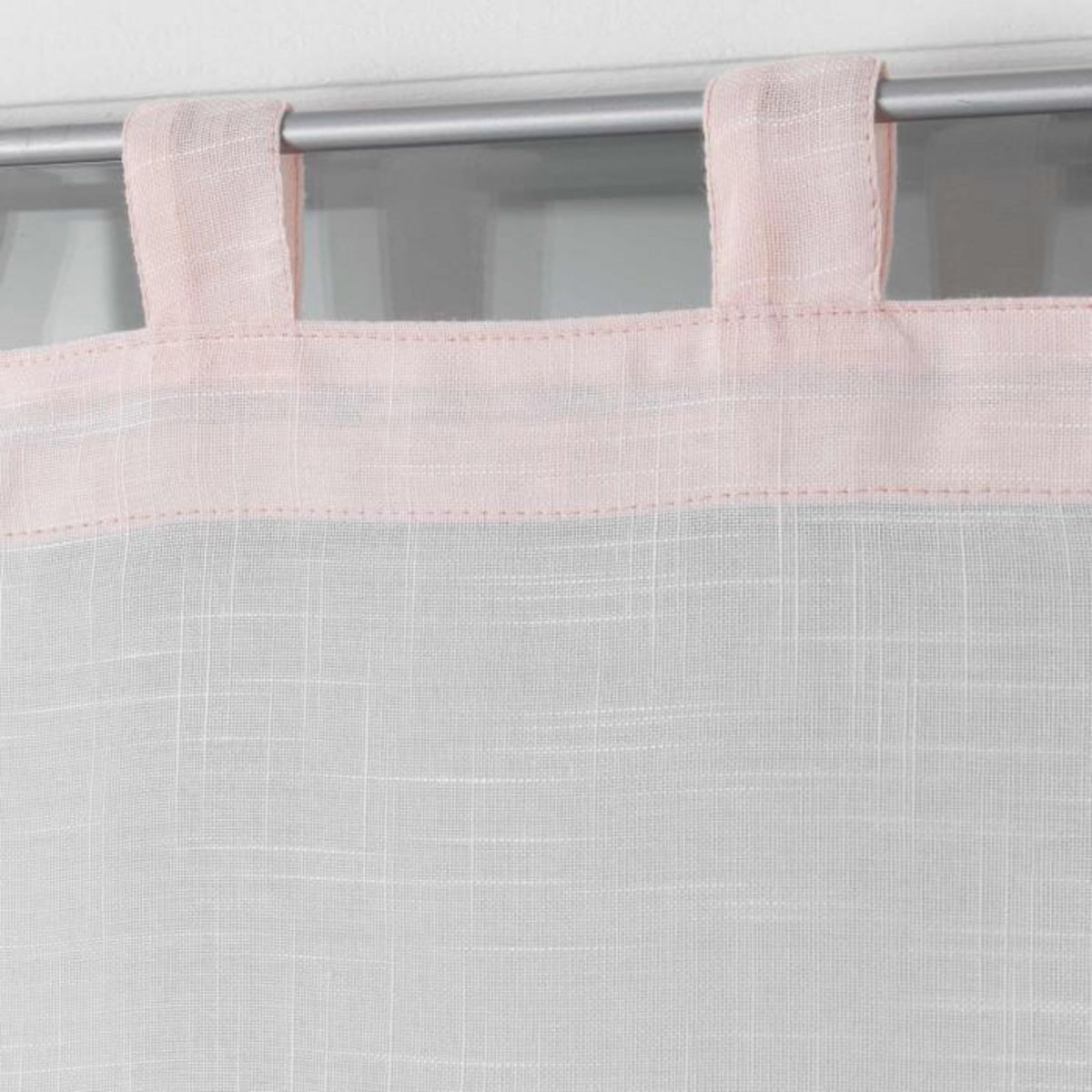 Paris Prix Paire de Voilages  Zazy  60x90cm Rose