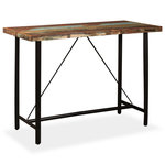 VIDAXL Table de bar Bois massif de recuperation 150 x 70 x 107 cm