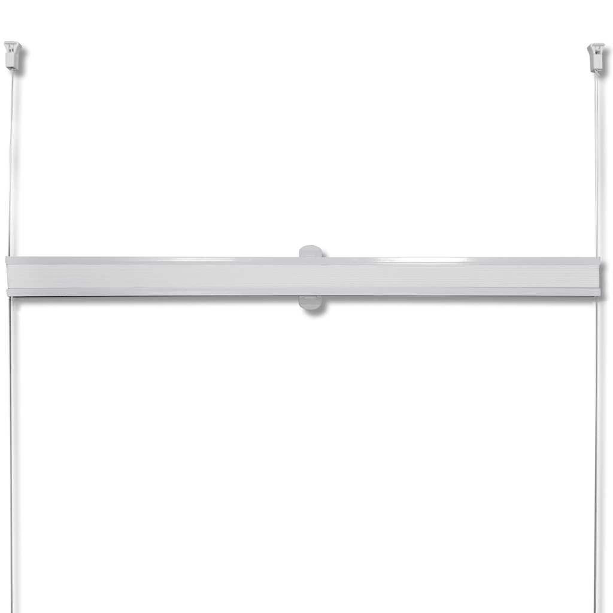 Voir la diapositive 5 : VIDAXL Store plisse 40x125 cm Blanc
