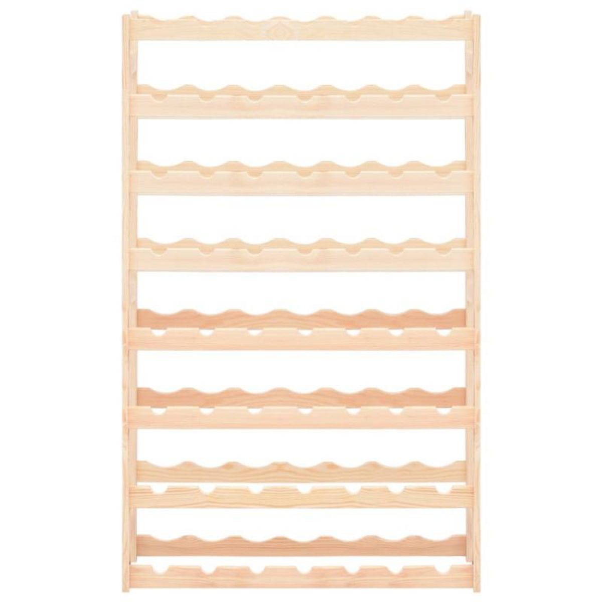 VIDAXL Casier à bouteilles pour 56 bouteilles Pinède