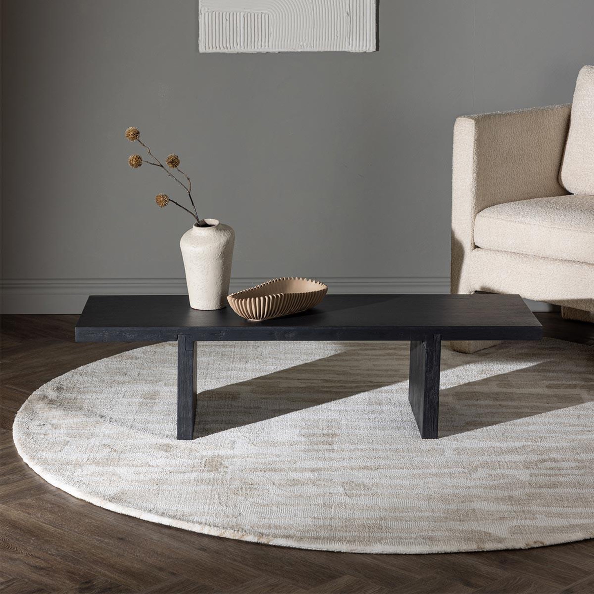 Voir la diapositive 5 : Paris Prix Table basse en bois  yakunik  120cm noir