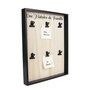 Voir la diapositive 2 : Paris Prix Porte Photo 6 Pinces  Clipboard  38cm Noir