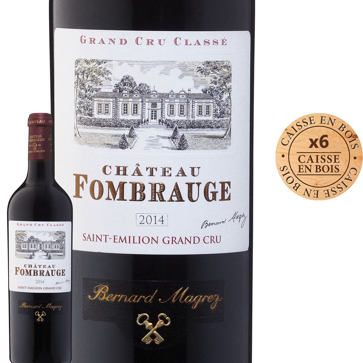 Château Fombrauge Saint Emilion Grand Cru Rouge 2014