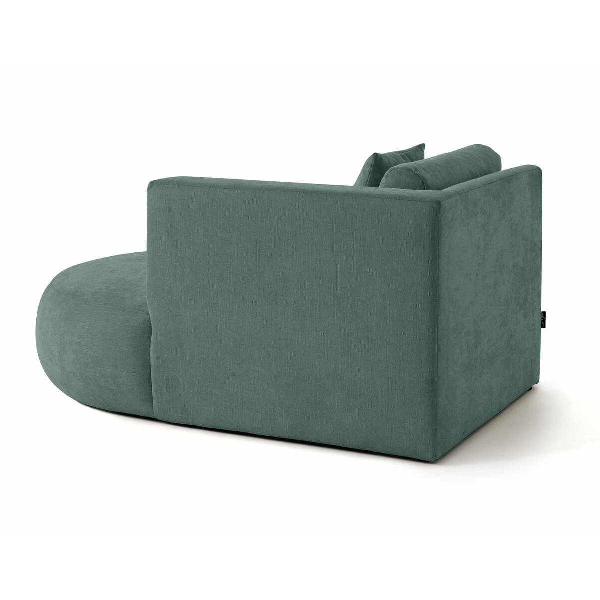 LISA DESIGN Santorini - module d'assise méridienne droit - en tissu texturé