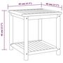Voir la diapositive 6 : VIDAXL Table d'appoint Bois d'acacia massif 45x45x45 cm