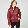 Voir la diapositive 1 : INEXTENSO Doudoune rouge bordeaux zippé femme
