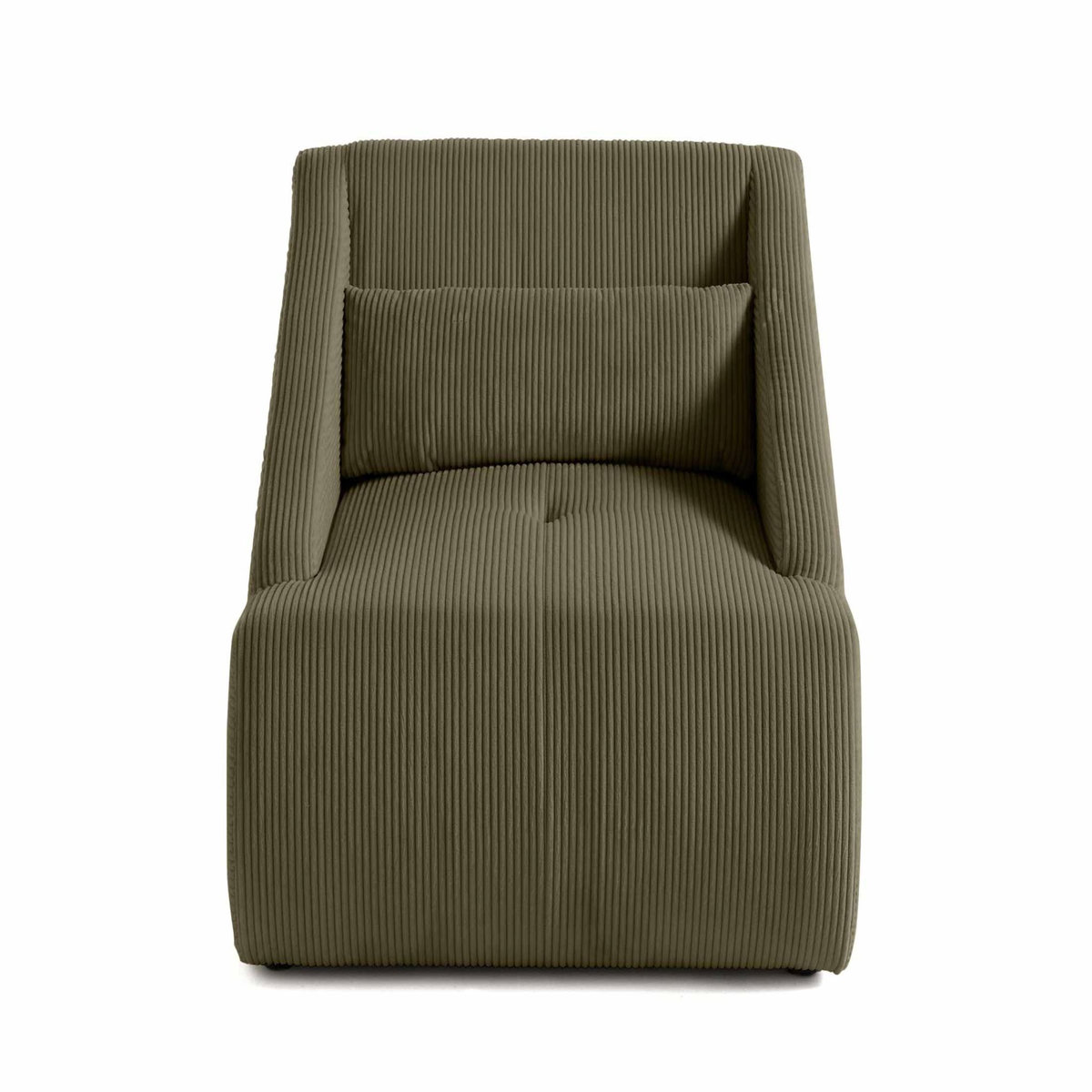 LISA DESIGN Onyx - fauteuil - en velours côtelé