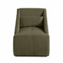 Voir la diapositive 1 : LISA DESIGN Onyx - fauteuil - en velours côtelé