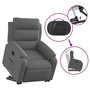 Voir la diapositive 5 : VIDAXL Fauteuil inclinable electrique gris fonce tissu
