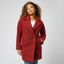 Voir la diapositive 1 : IN EXTENSO Manteau long rouge femme