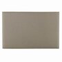 Voir la diapositive 3 : VS VENTA-STOCK Tête de lit Aura tapissée en tissu Beige 90x60 cm