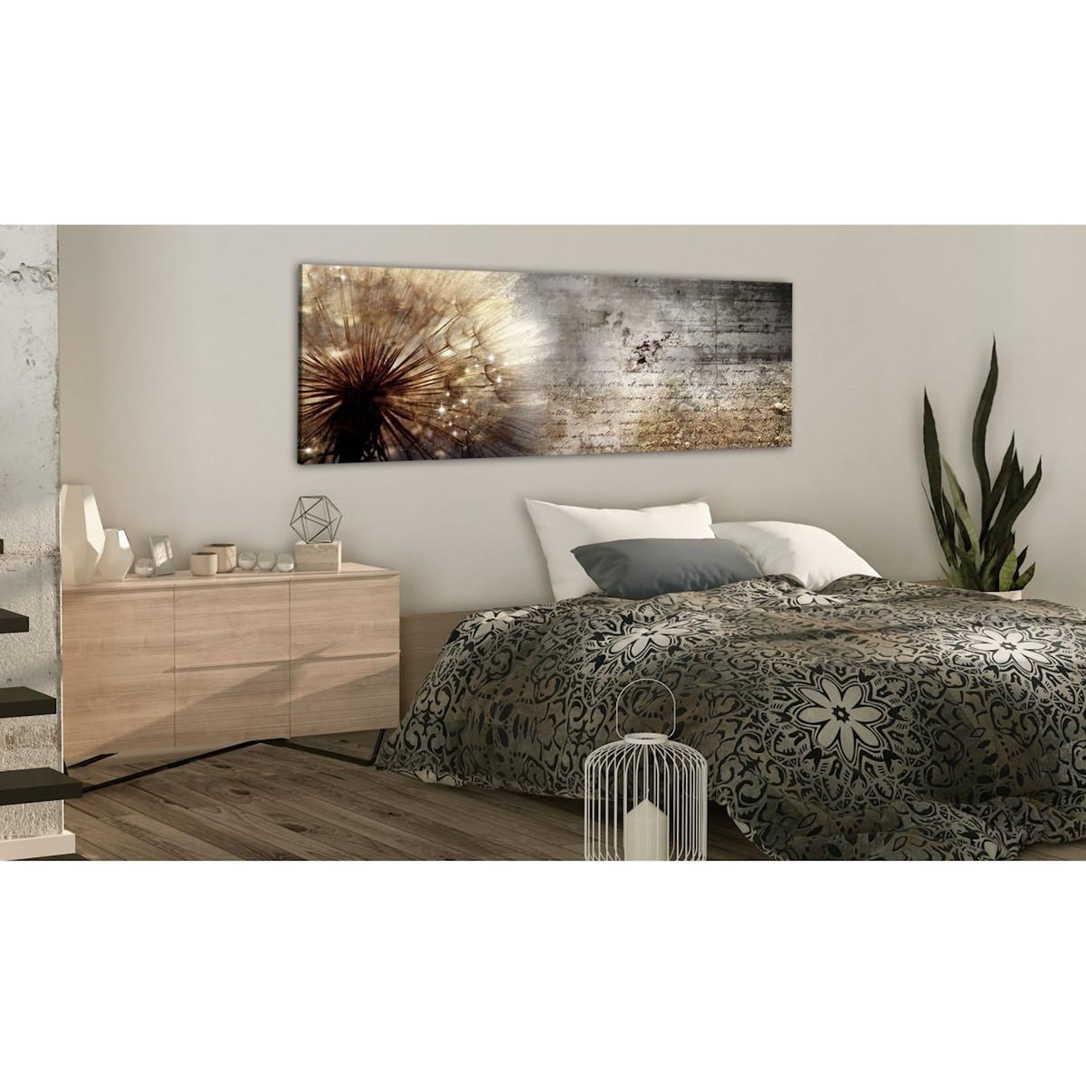 Paris Prix Tableau Imprimé  Dandelion on Concrete