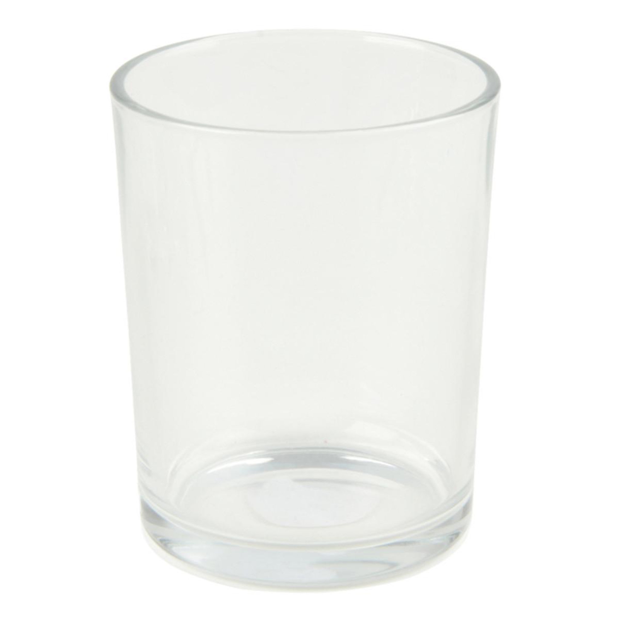 HOMEA Photophore déco  verre  12cm transparent