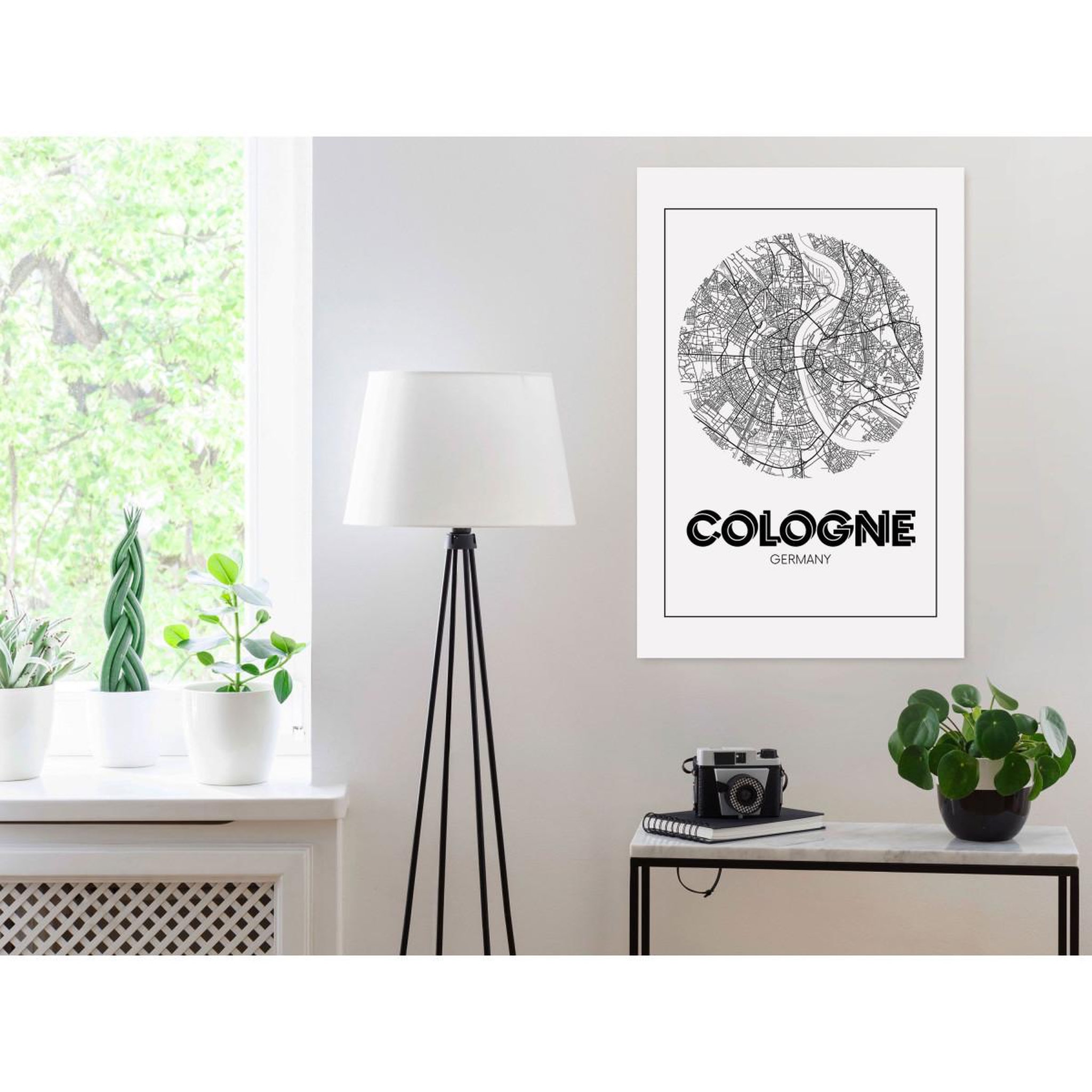 Voir la diapositive 2 : Paris Prix Tableau imprimé  retro cologne