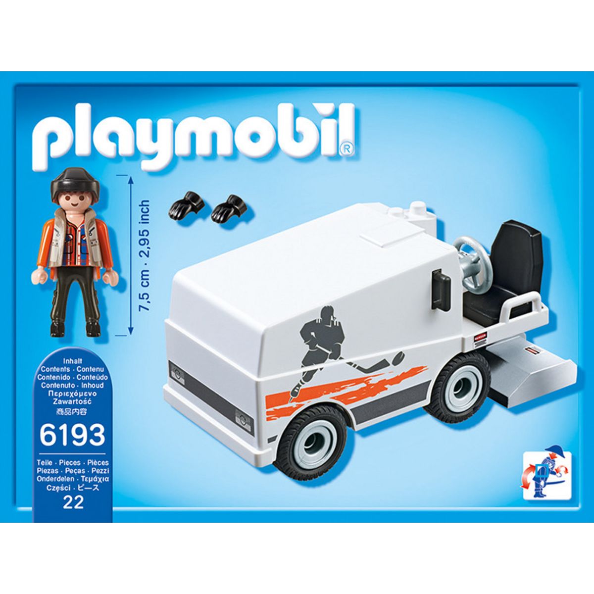 PLAYMOBIL 6193 Agent d'entretien et surfaceuse
