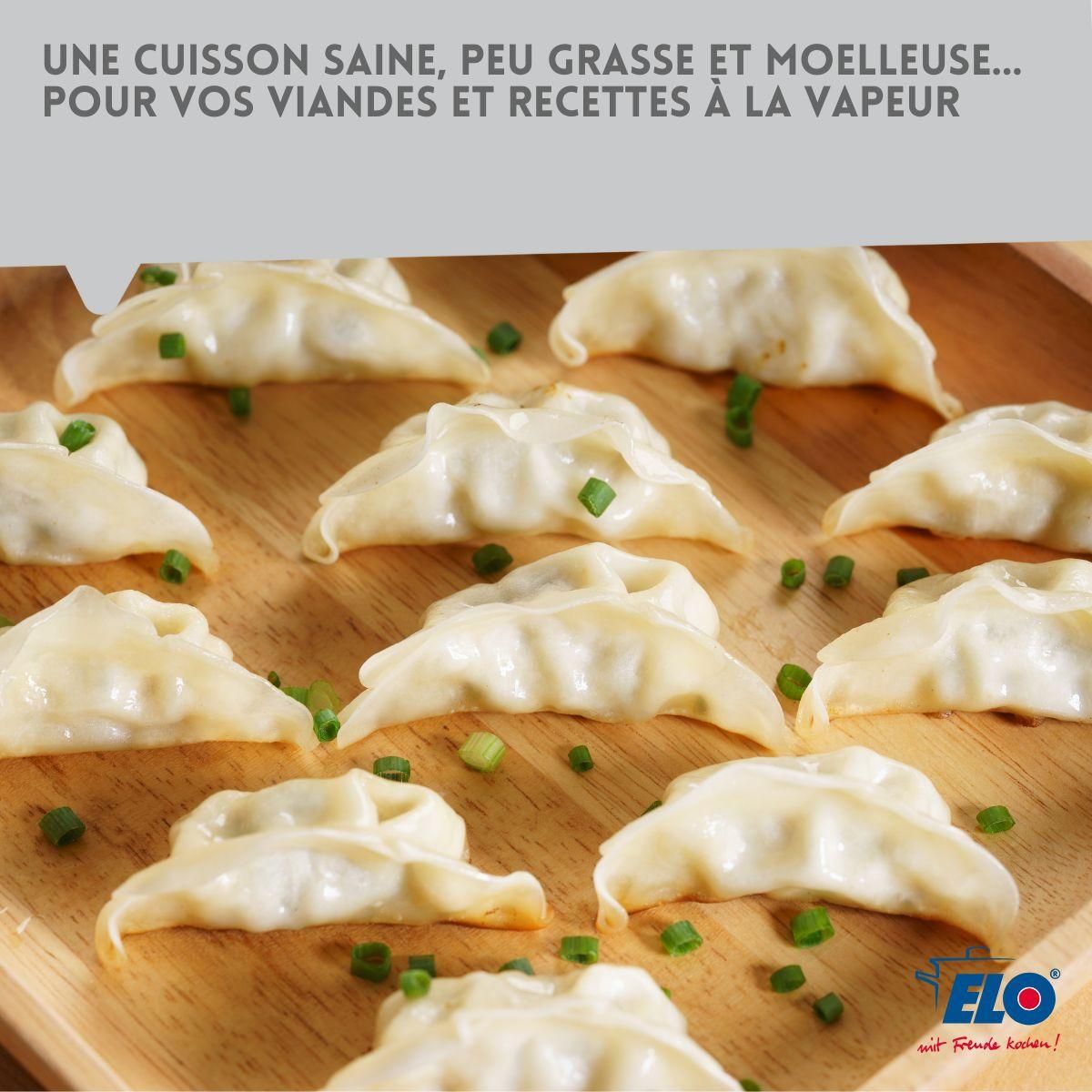 ELO Cuiseur vapeur en inox 18 cm de 2 litres Elo Citrin