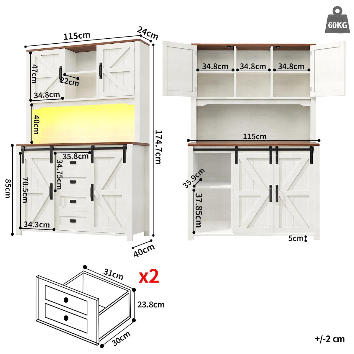 MERAX Buffet de cuisine