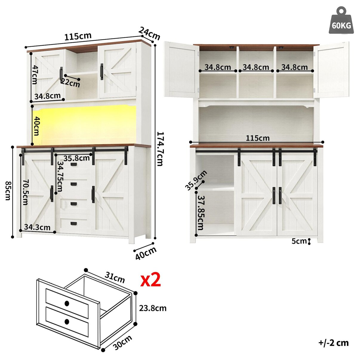 MERAX Buffet de cuisine