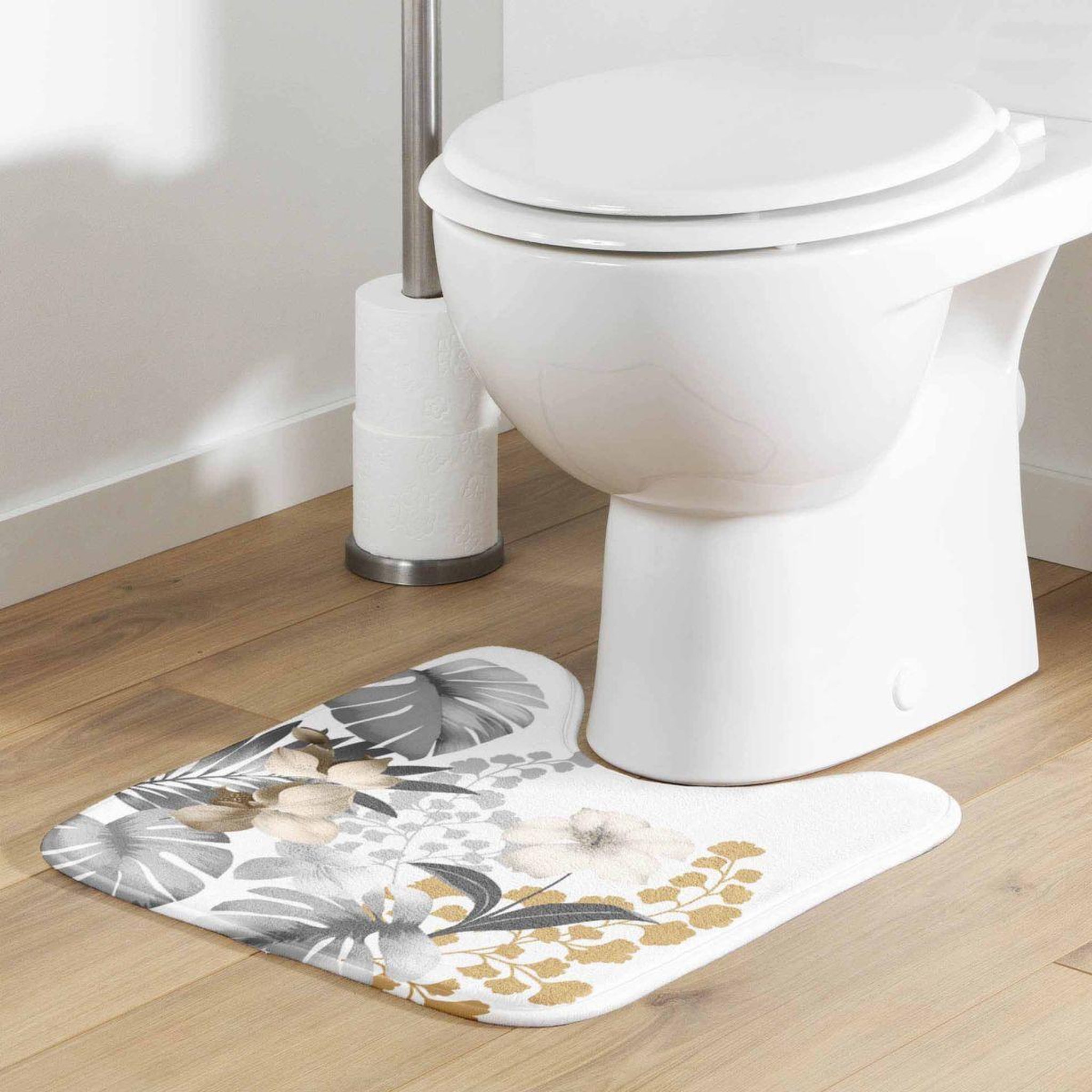 Voir la diapositive 6 : Douceur d'Intérieur Abattant wc déco  kelly  46cm blanc