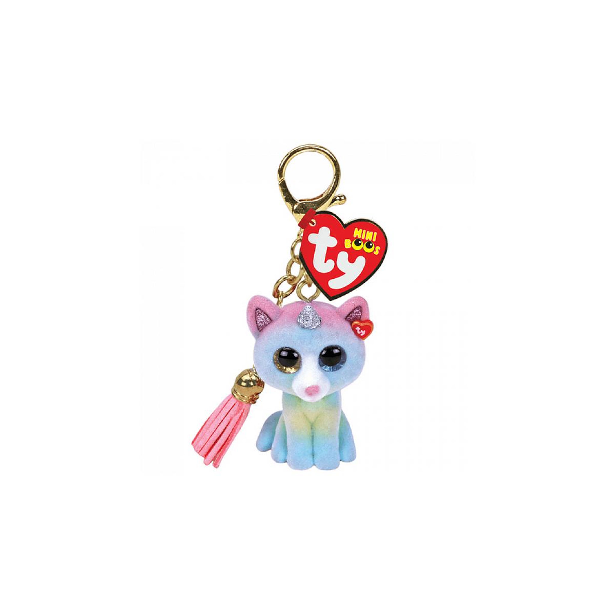 Ty Mini Boos Clip Heather