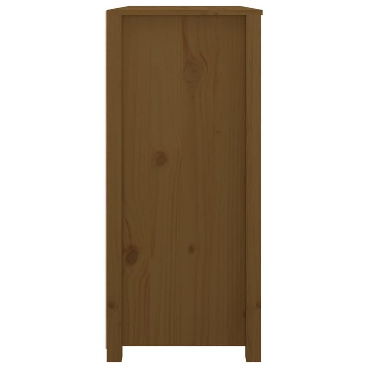VIDAXL Armoire laterale Marron Miel 100x40x90 cm Bois de pin massif