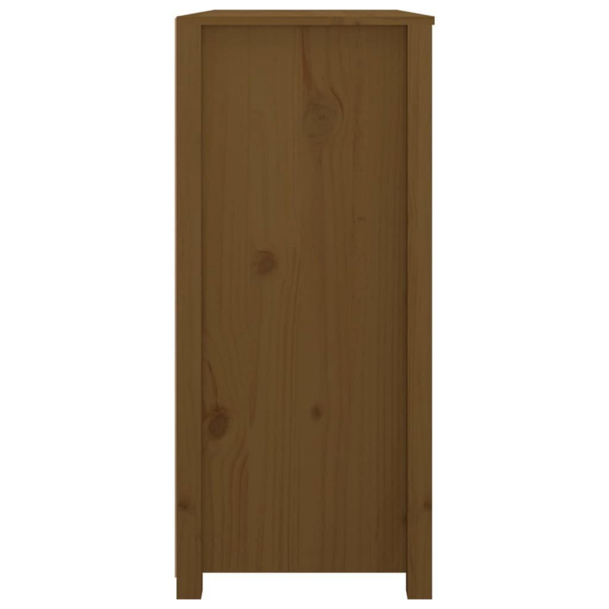 VIDAXL Armoire laterale Marron Miel 100x40x90 cm Bois de pin massif