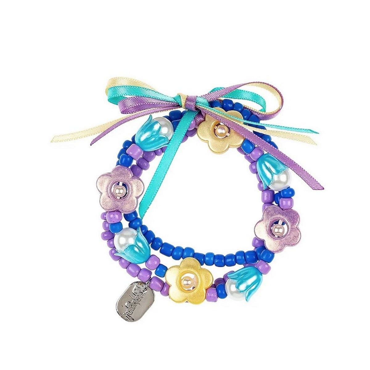 SOUZA Bracelet Alyna fleur bleu