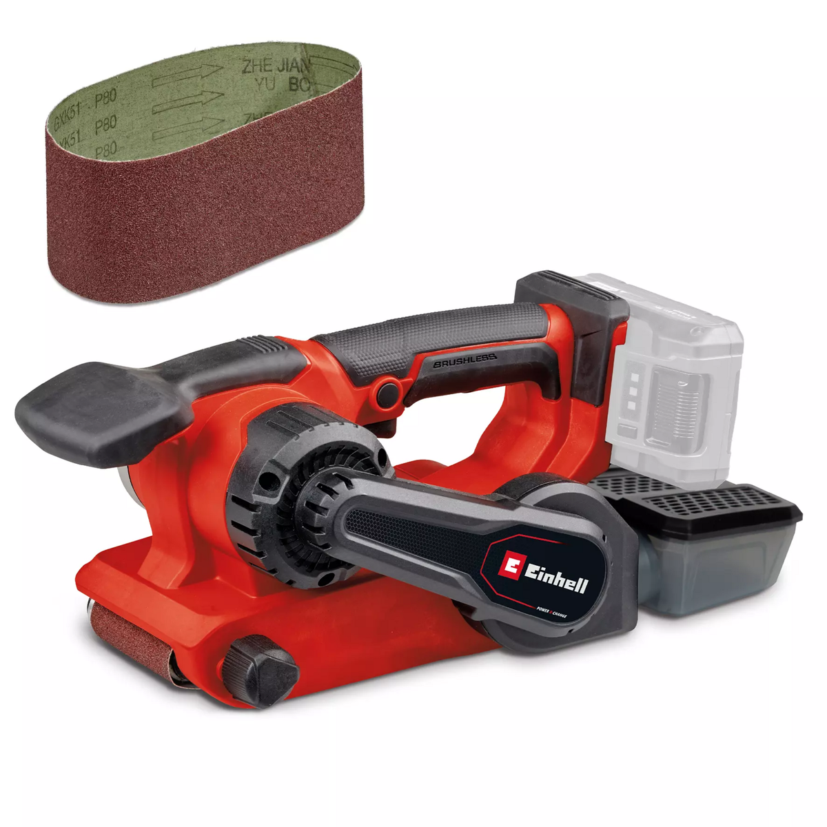 Einhell Ponceuse à bande sans fil TP-BS 18/457 Li BL - Solo - 250 m/min - sans batterie