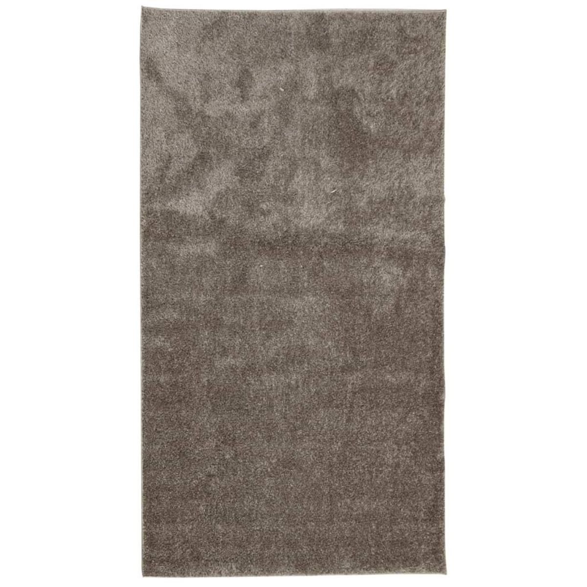 VIDAXL Tapis ISTAN a poils longs aspect brillant gris 80x150 cm