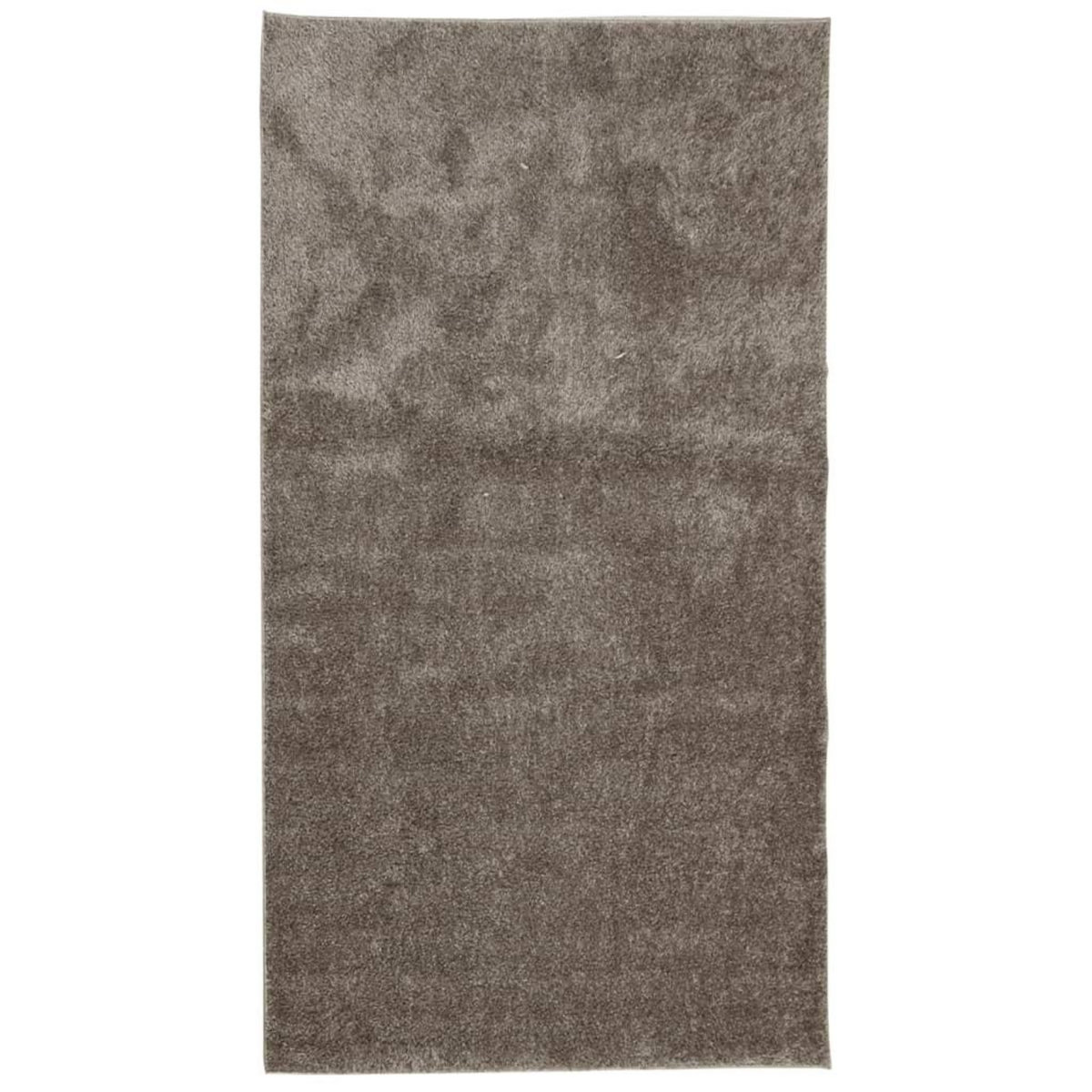 VIDAXL Tapis ISTAN a poils longs aspect brillant gris 80x150 cm