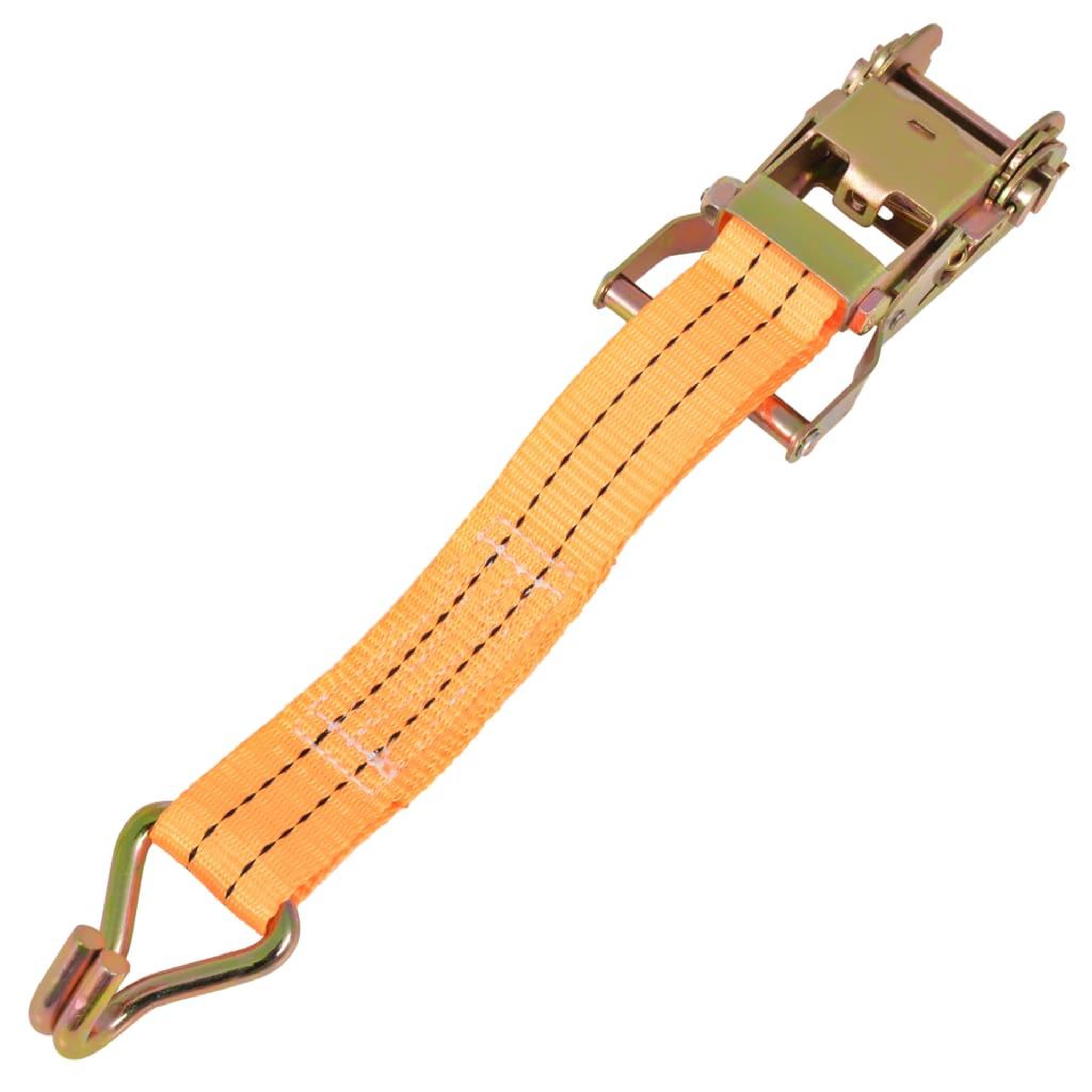 Voir la diapositive 4 : VIDAXL Sangle d'arrimage a cliquet 4 pcs 1 tonne 6 m x 38 mm Orange