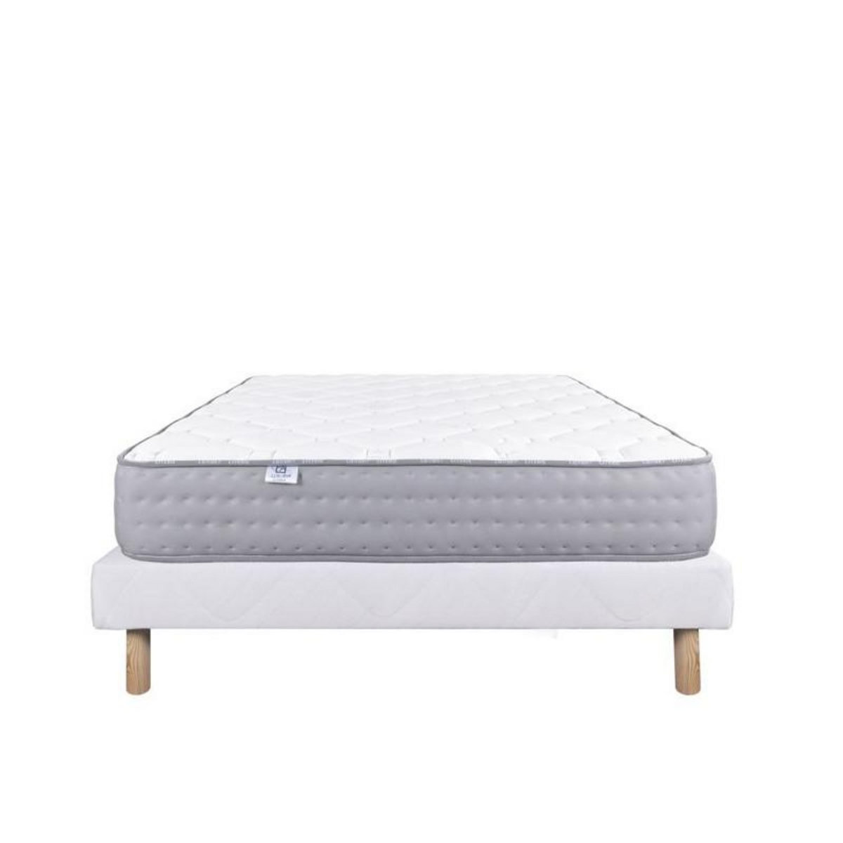 LUXURY LITERIE LUXURY LITERIE - Ensemble matelas + sommier - ZEN - 160 x 200 cm - Tapissier - Ferme - Face été/hiver