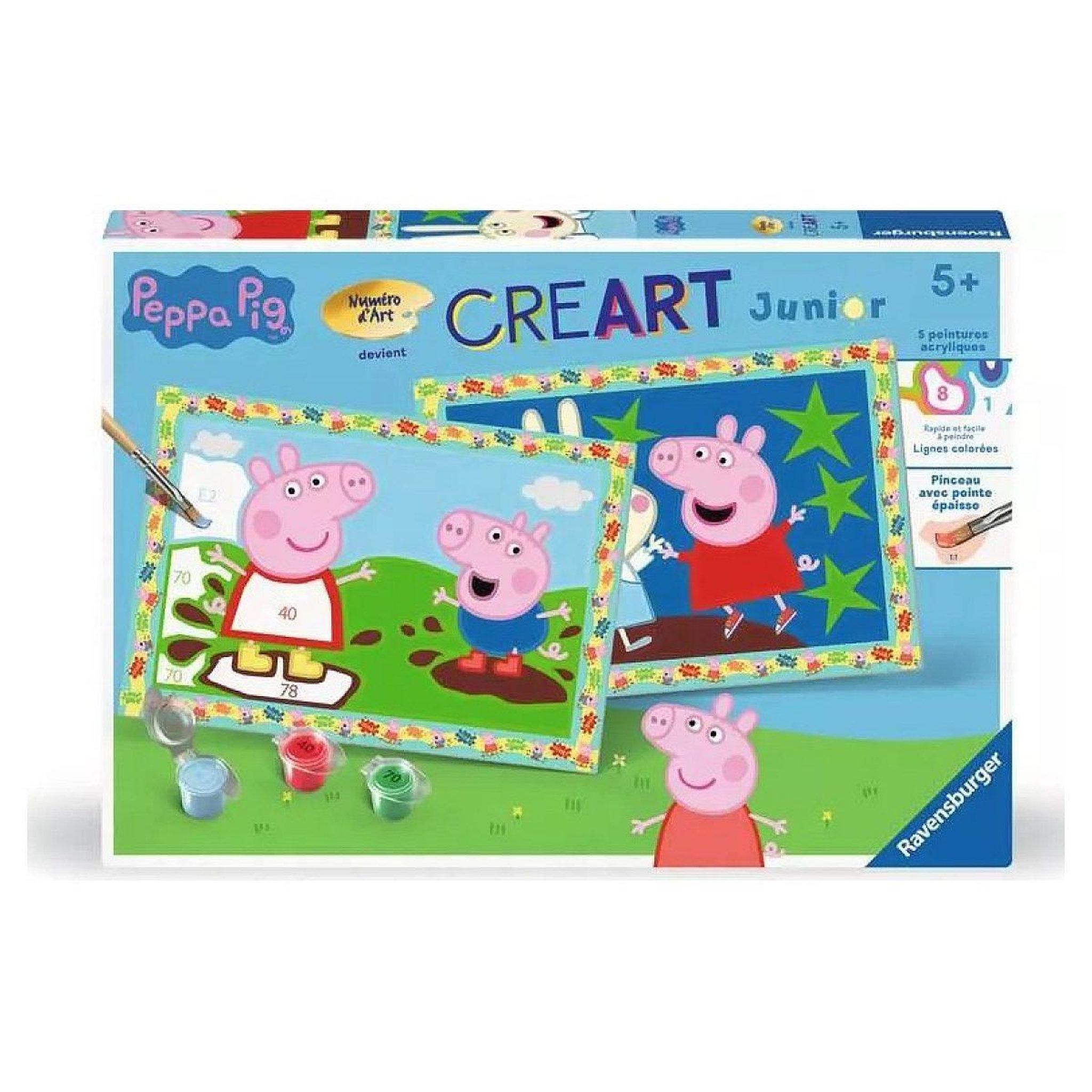 RAVENSBURGER Creart junior - peppa pig