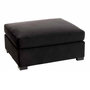Voir la diapositive 1 : Paris Prix Pouf en Velours Design  Abosa  113cm Noir