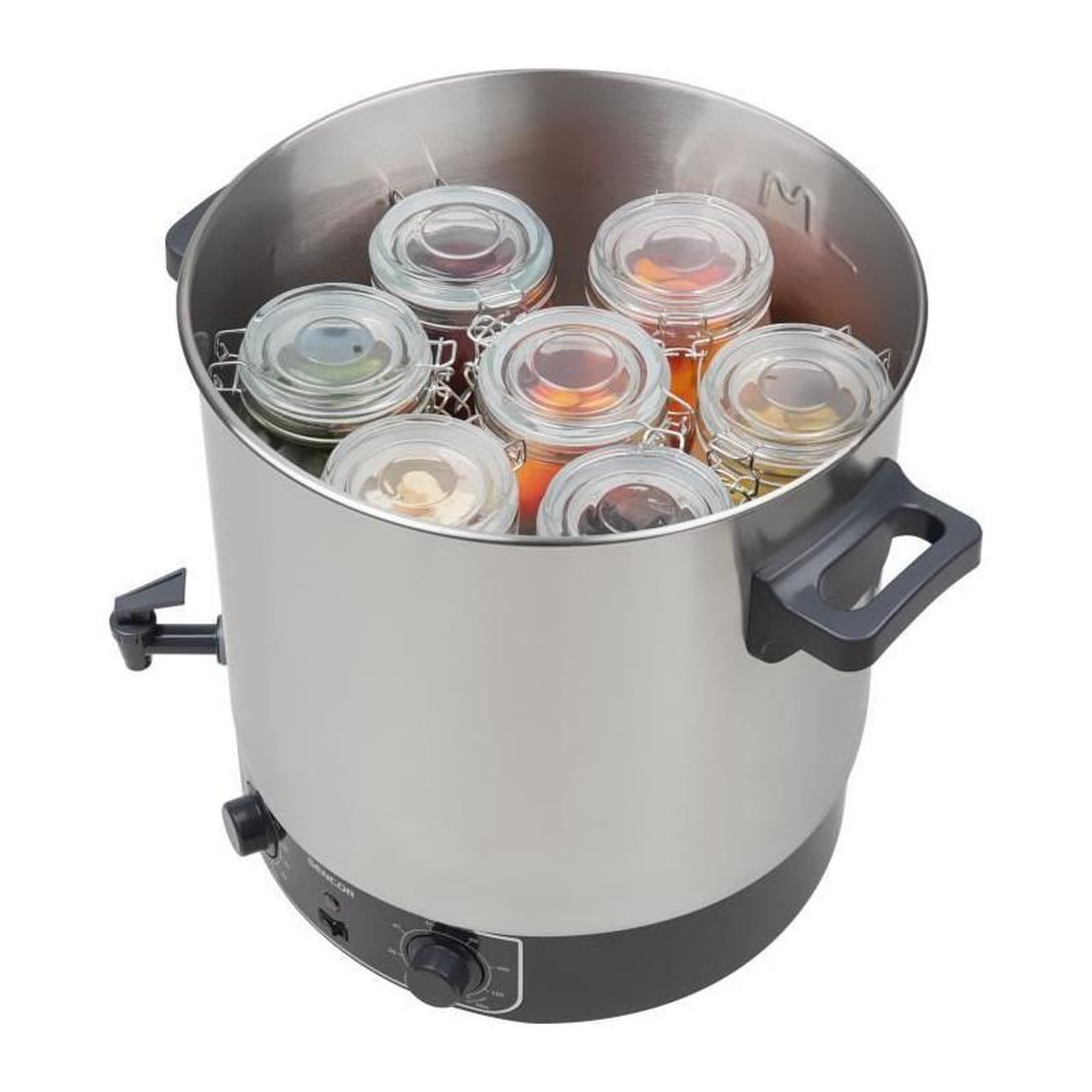 Voir la diapositive 3 : SENCO Stérilisateur - SENCOR - SPP 2200SS - 1800 W - 27 L - Acier inoxydable