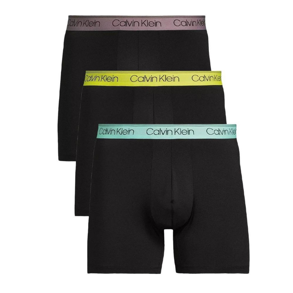 CALVIN KLEIN JEANS X3 Boxers /Vert/Violet/Bleu Homme Calvin Klein Jeans 000NB2570A