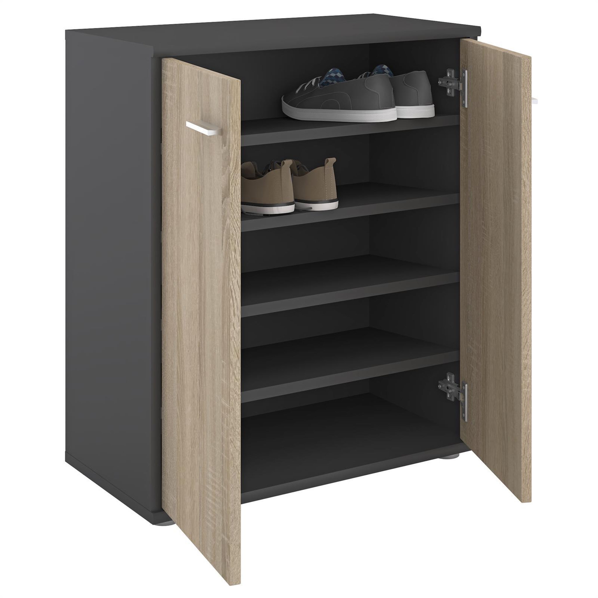 Voir la diapositive 1 : IDIMEX Meuble à chaussures OLYMPE, en mélaminé