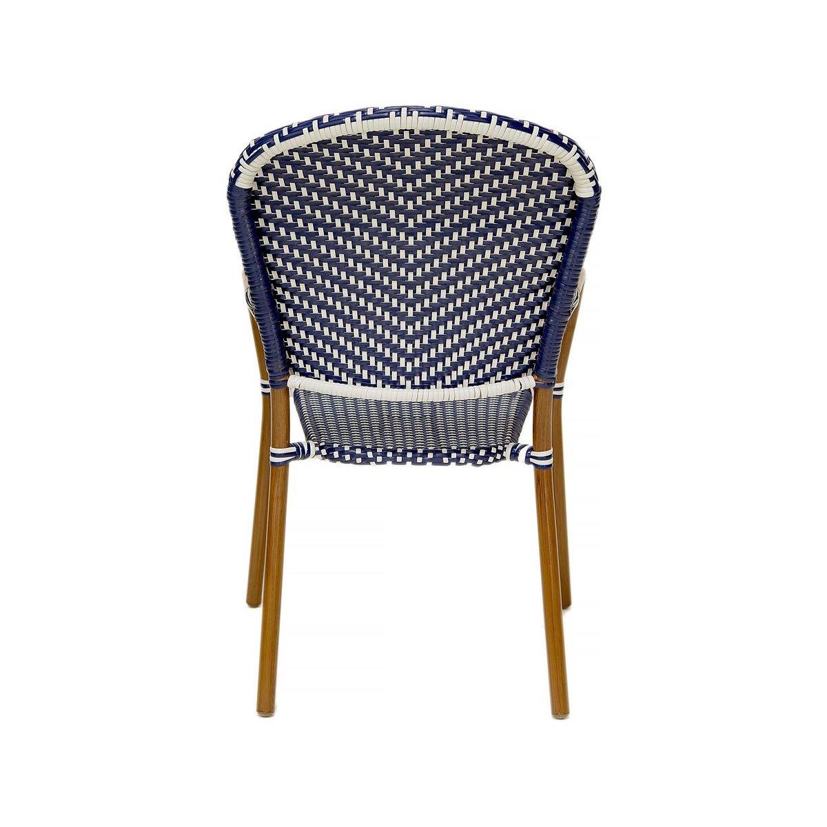 Habitat et Jardin Lot de 4 chaises d'extérieur bistro  Maya  - Bleu