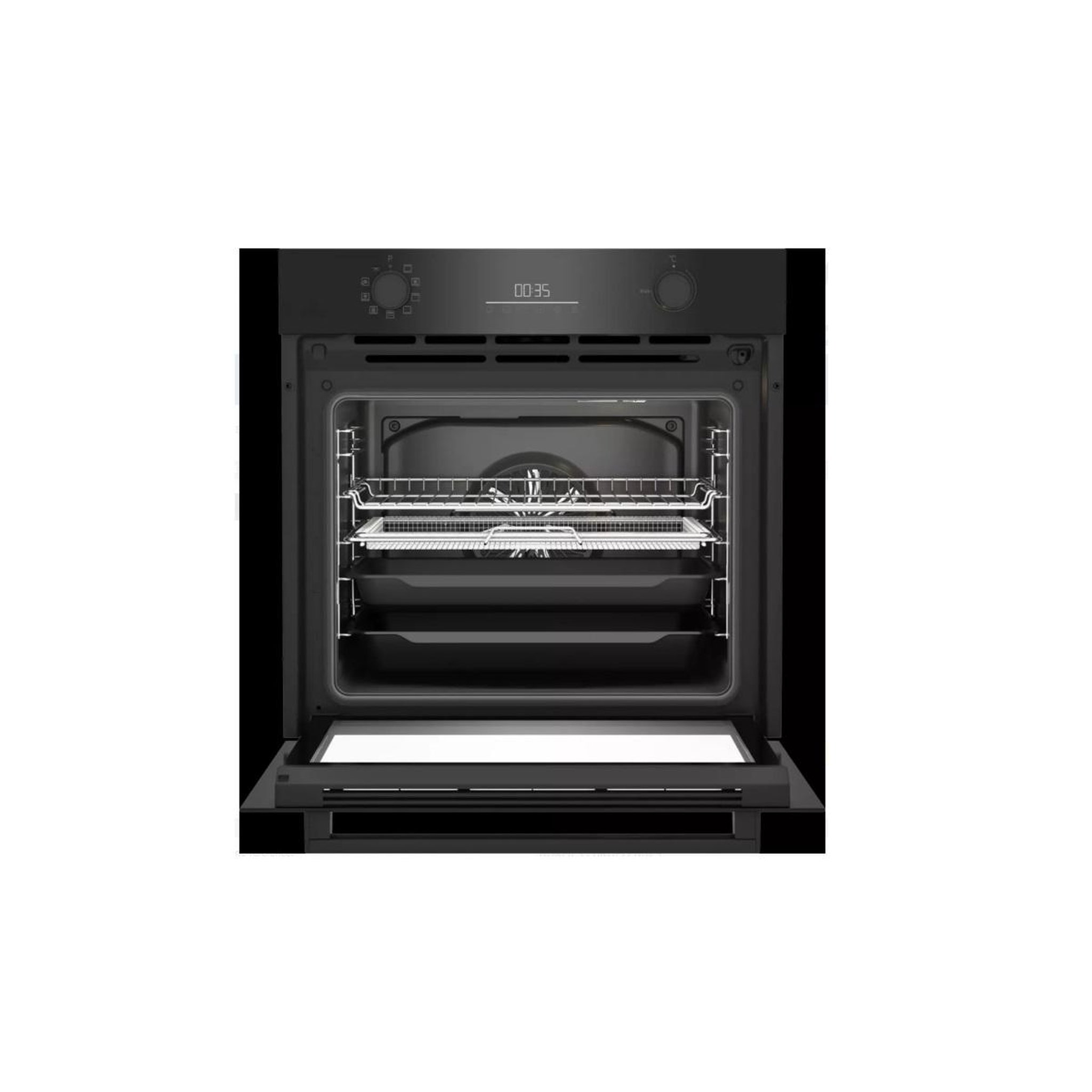 Voir la diapositive 3 : Beko Four intégrable multifonction 72l 60cm pyrolyse noir - bbie17302bmp