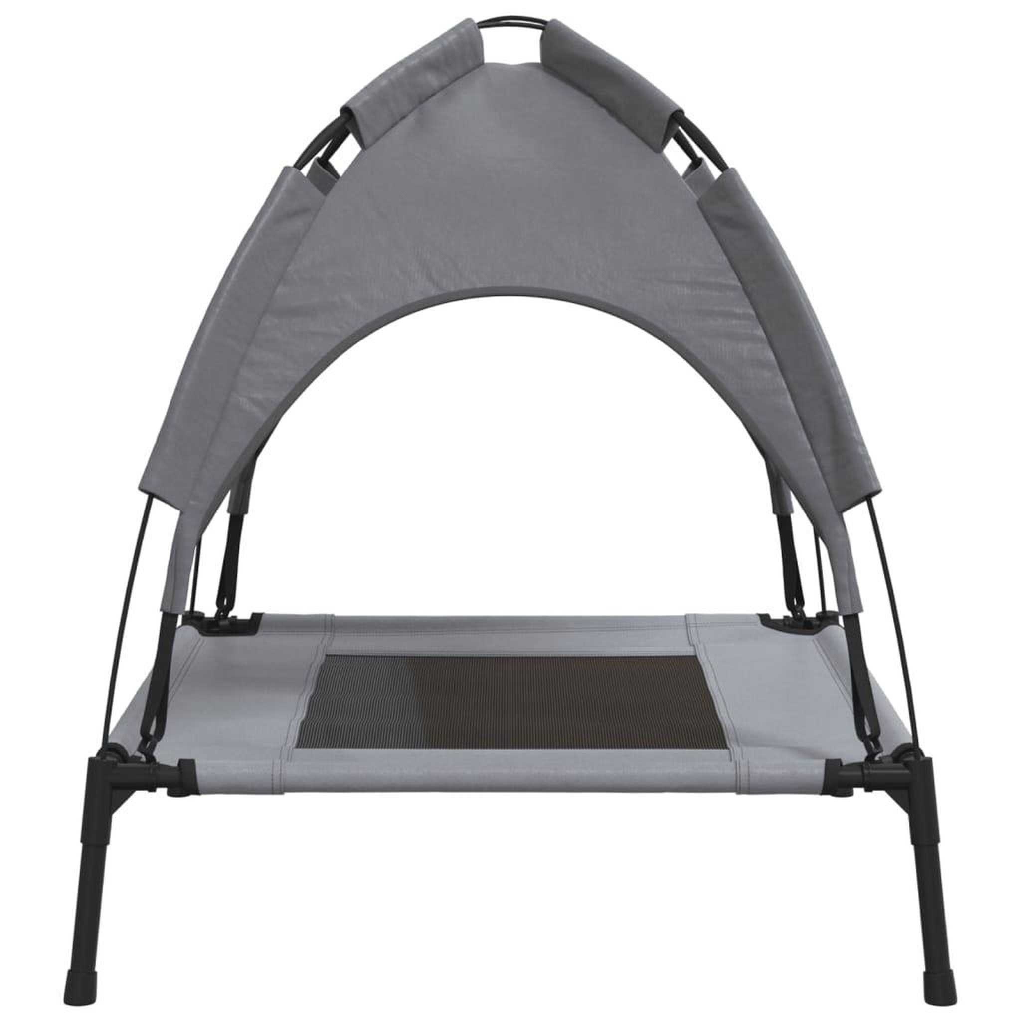 Voir la diapositive 5 : VIDAXL Lit pour chien avec auvent anthracite tissu Oxford et acier