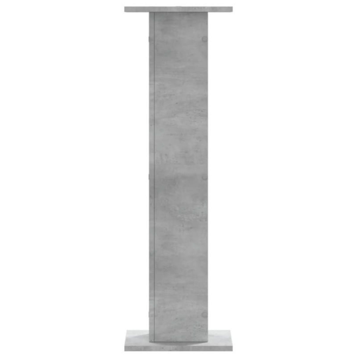 VIDAXL Supports de haut parleurs 2 pcs gris béton bois d ingénierie
