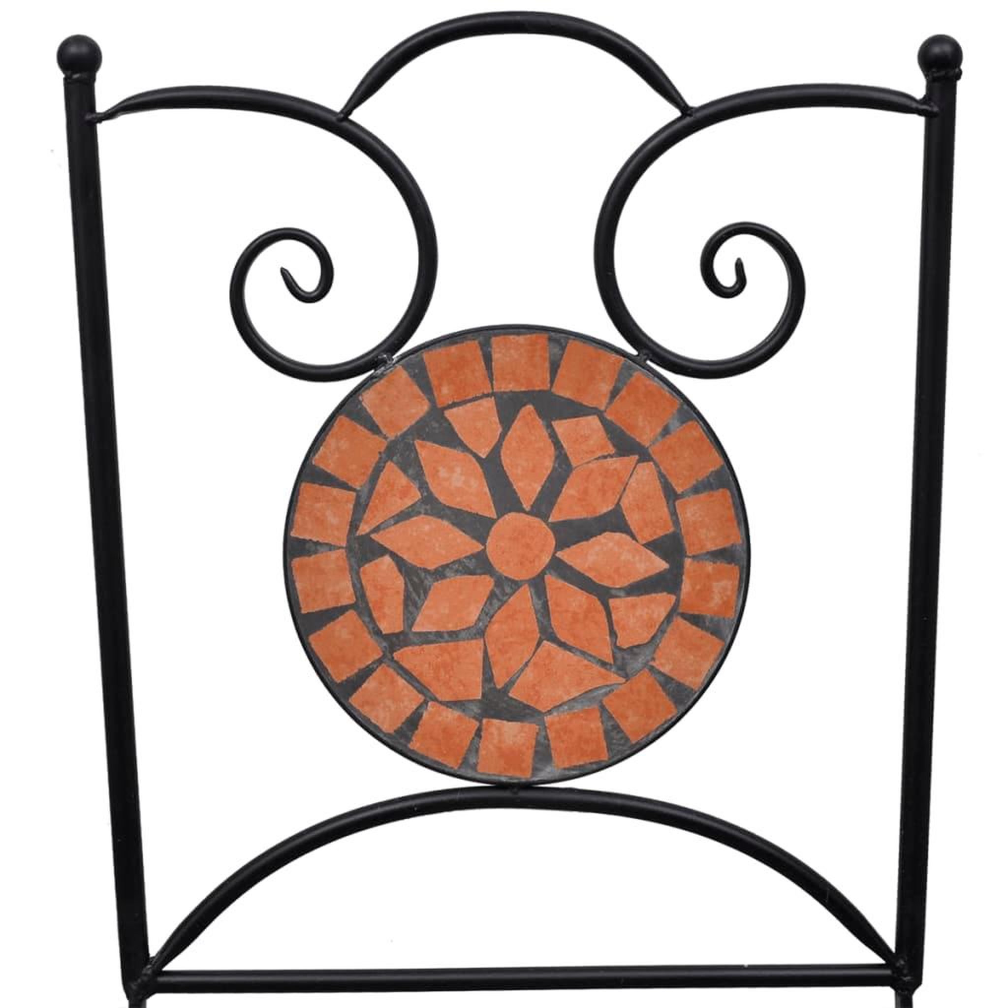 Voir la diapositive 4 : VIDAXL Chaises pliables de bistro 2 pcs Ceramique Terre cuite
